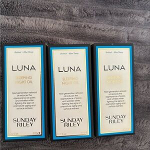 3 x Sunday Riley Luna 5ml sleeping oil